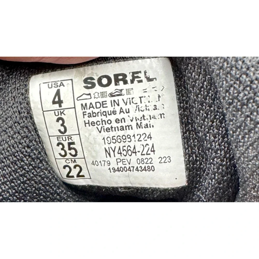 Sorel Out N About Classic Boots Kids 4 Elk Black Waterproof Suede NY4564-224